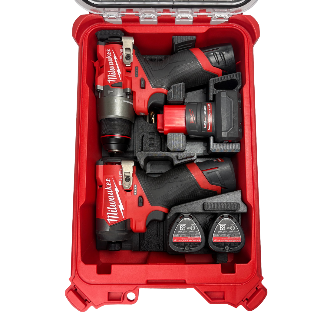 Combo Khay M12 Hammer Drill + Impact Driver