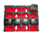 EVA foam Insert for Milwaukee M18 5.0Ah batteries