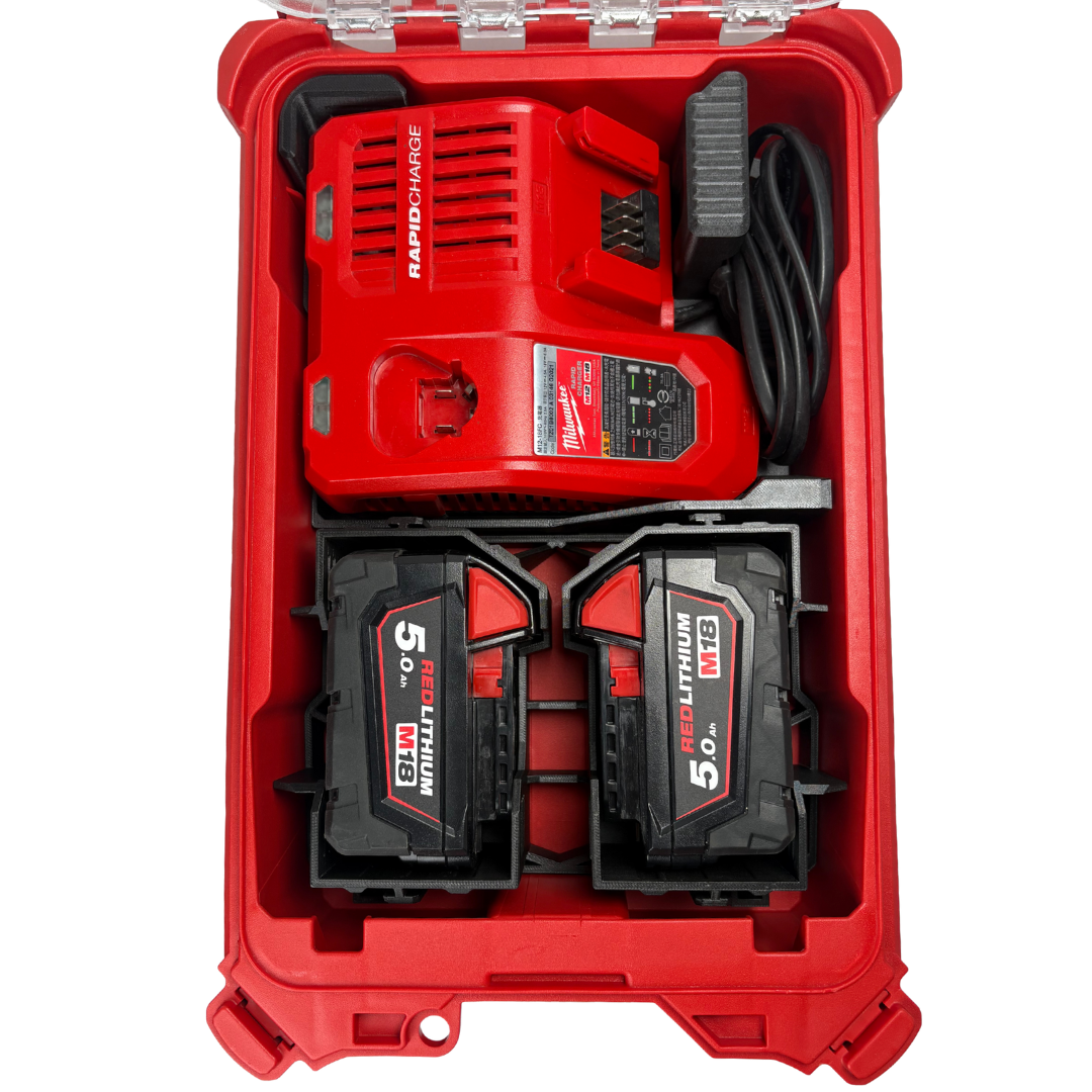 Combo Khay Sạc Nhanh M12/M18 + 2 Pin M18