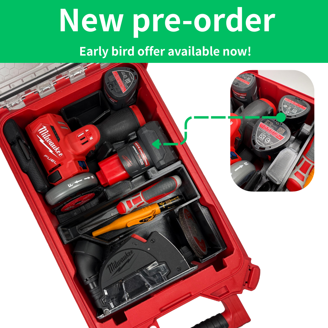 Milwaukee 2522-20 M12 FUEL™ 3" Compact Cut Off Tool Insert. INT(35H)-COTSB31 & INT(35L)-COTCV