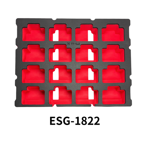 EVA foam Insert for Milwaukee M18 5.0Ah batteries