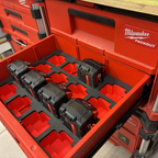 EVA foam Insert for Milwaukee M18 5.0Ah batteries