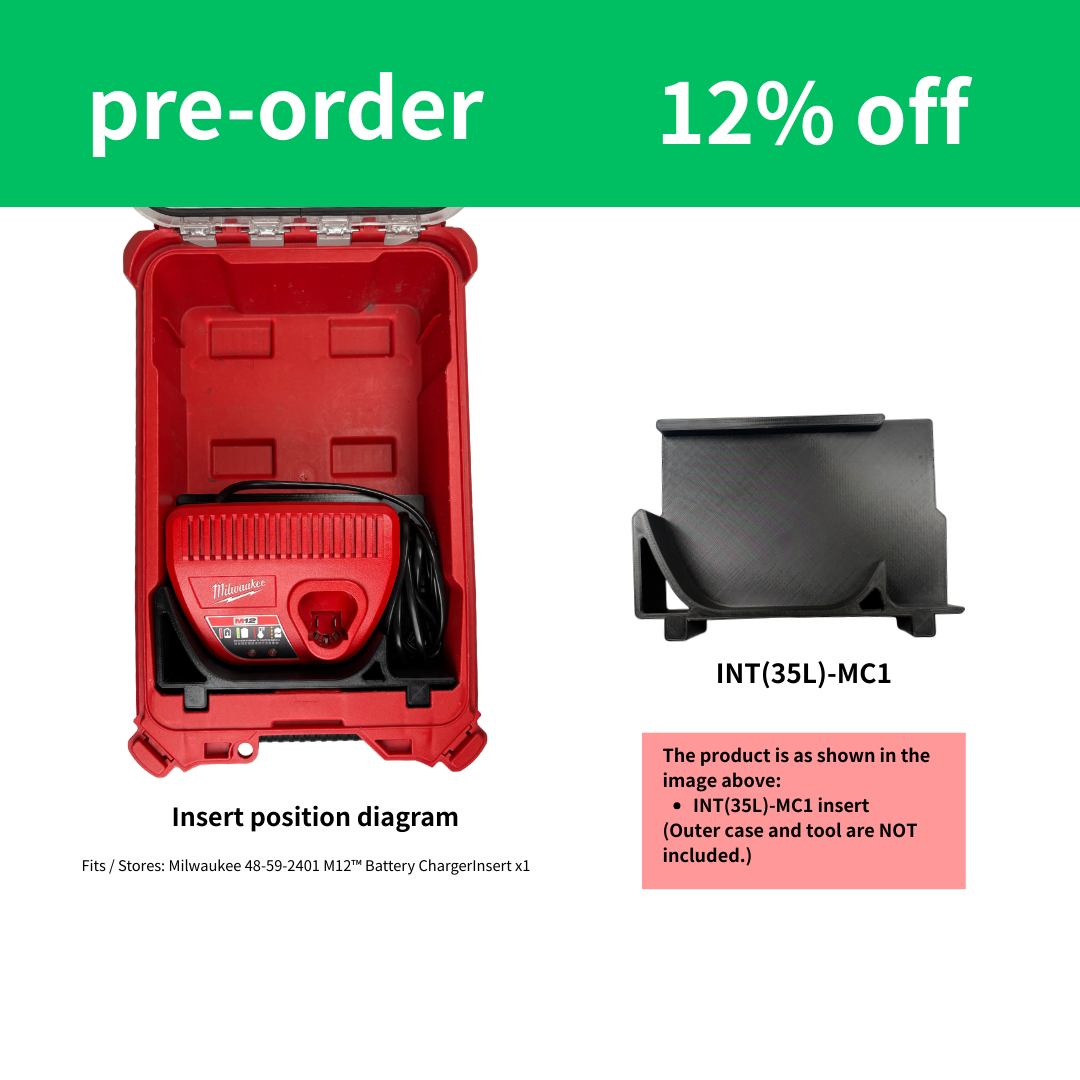 Milwaukee 2522-20 M12 FUEL™ 3" Compact Cut Off Tool + 48-59-2401 M12™ Battery ChargerInsert. INT(35H)-COTSB31 & INT(35L)-MC1
