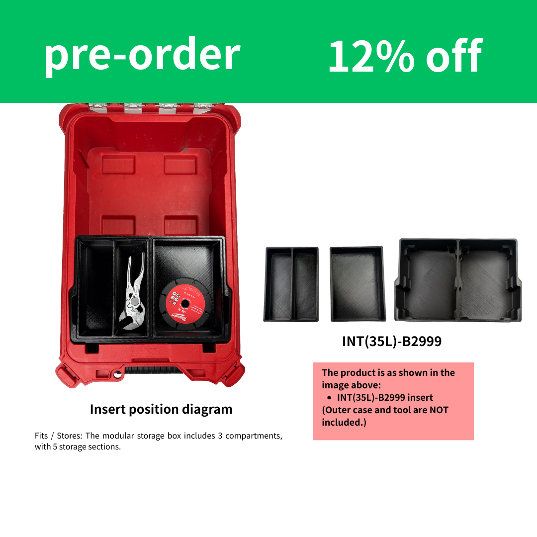 Milwaukee 2522-20 M12 FUEL™ 3" Compact Cut Off Tool + Modular storage box Insert. INT(35H)-COTSB31 & INT(35L)-B2999