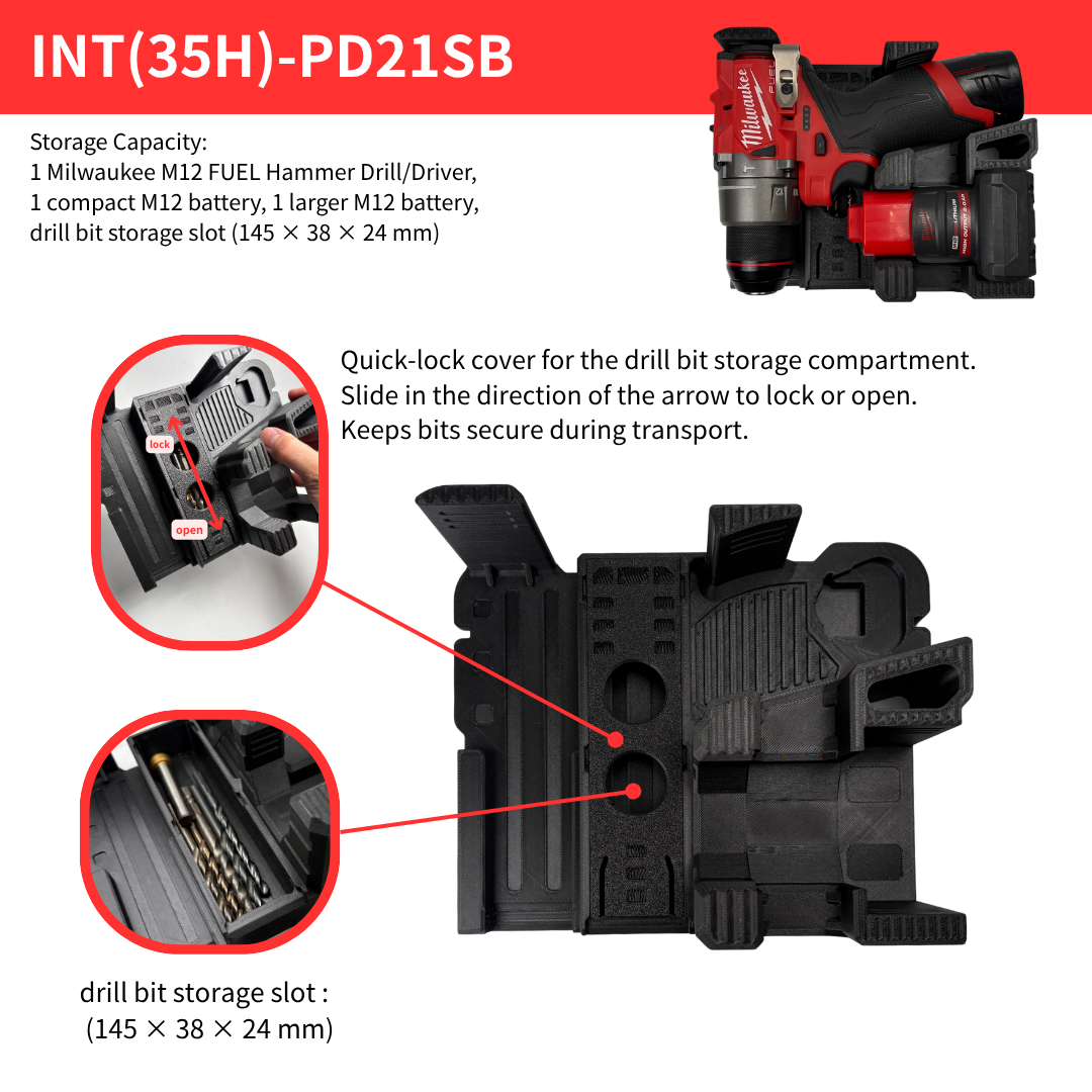 Modular Insert Set M12 Combo (PD21SB+ID23S+B198+B200)