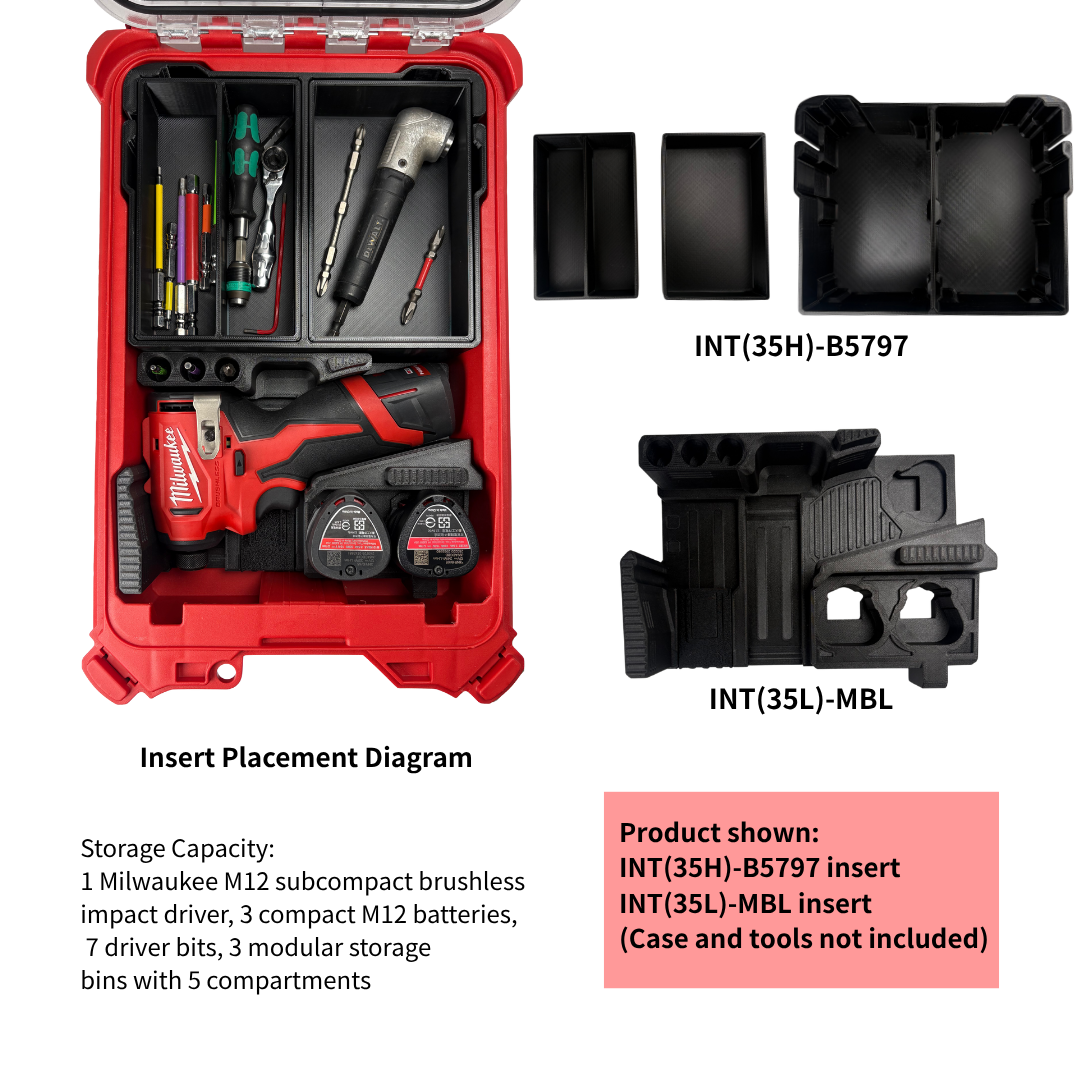 Combo Khay M12 Subcompact Impact + Ngăn Chứa B5797