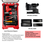 Modular 3D-Printed Insert for Milwaukee M12 FUEL Cut-Off Tool +storage bins