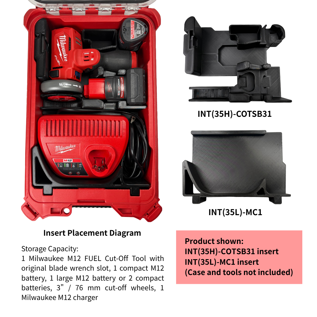 Combo Khay M12 Cut-Off Tool + Sạc M12