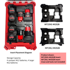 Modular 3D-Printed Insert for Milwaukee M12 batteries